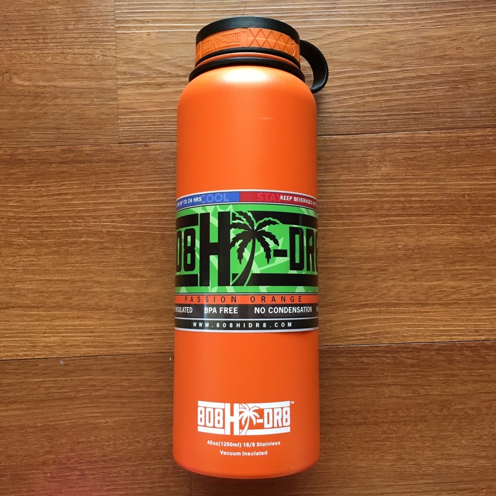NWT Passion Orange Hawaii Water Bottle